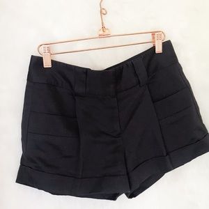 ❤️French Connection | Black Linen/Cotton Shorts |